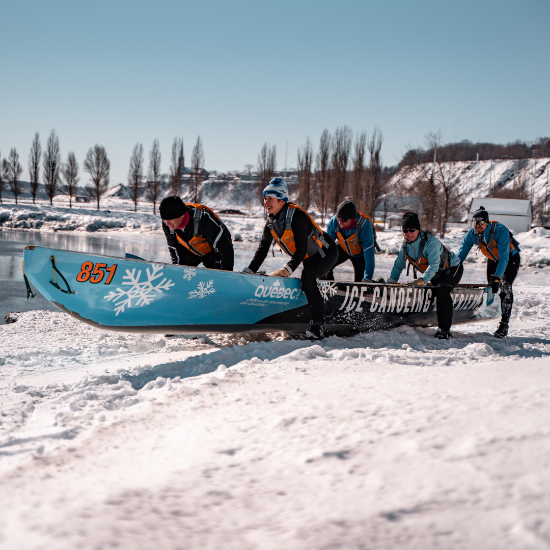 canot a glace experience passeport experience hivernale - Ice canoeing experience